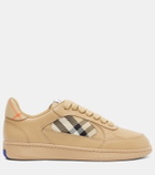 Burberry Burberry Check leather sneakers