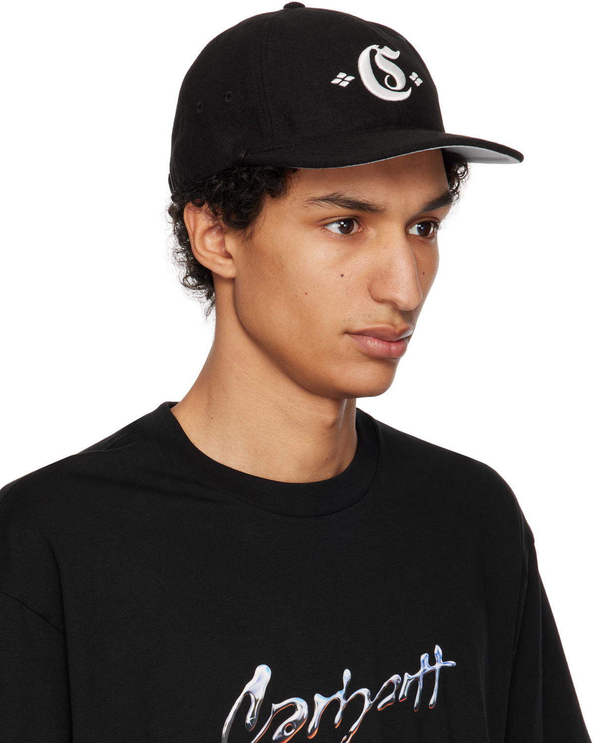 Carhartt Work In Progress Black Greatest Hits Logo Cap