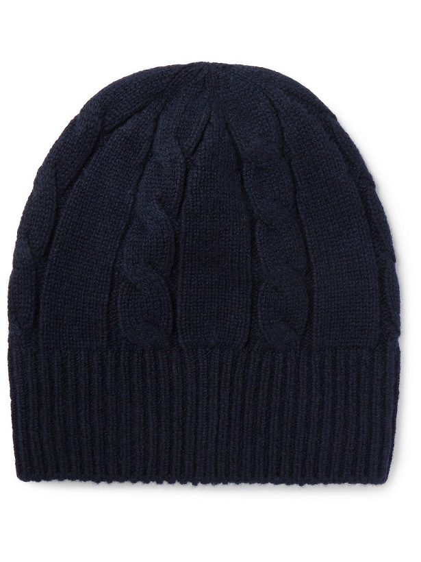 Photo: Anderson & Sheppard - Cable-Knit Wool Beanie