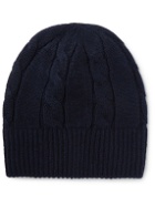 Anderson & Sheppard - Cable-Knit Wool Beanie