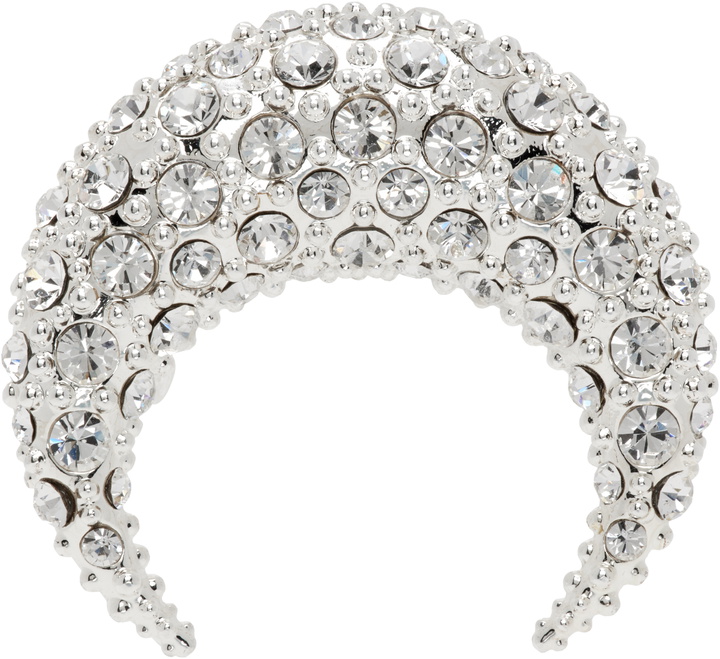 Photo: Marine Serre Silver Moon Stud Single Earring