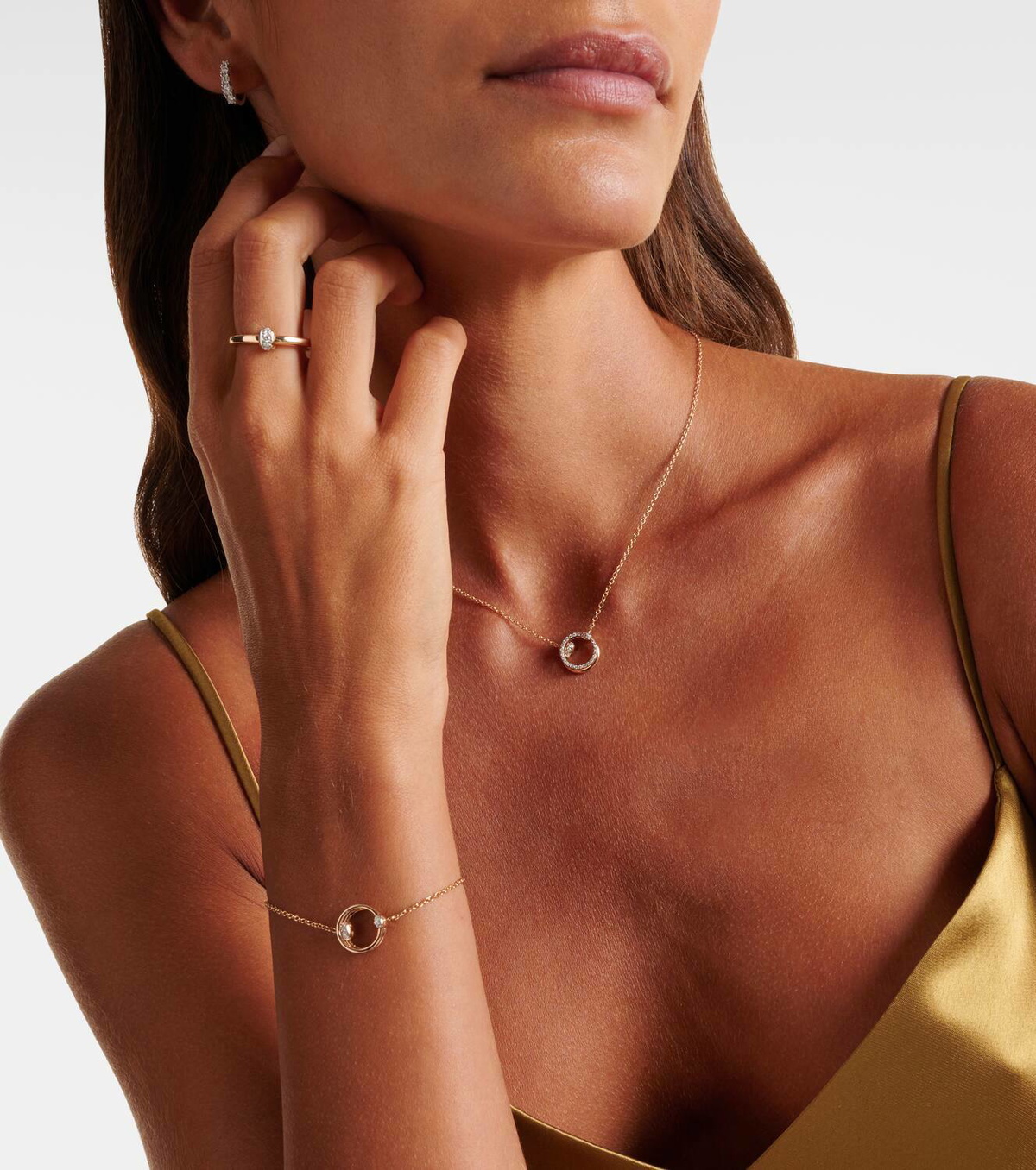 Pomellato Pomellato Together 18kt rose gold chain necklace with diamonds