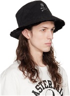 mastermind WORLD Black Embroidered Bucket Hat