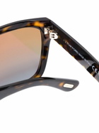 TOM FORD Eyewear Brown Alberto Square-Frame Sunglasses