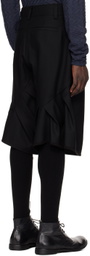 pet-tree-kor Black Foxglove Shorts