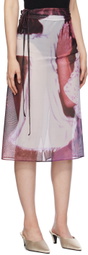 Birrot Burgundy Saranghae Maxi Skirt