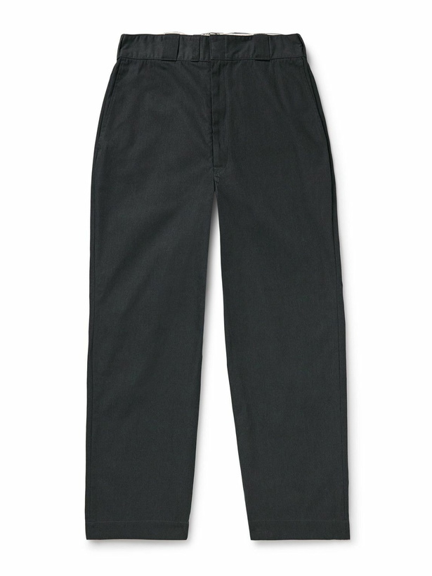 Photo: A.PRESSE - Work Straight-Leg Cotton-Blend Chinos - Gray