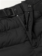 Aztech Mountain - Ozone Ripstop-Panelled Quilted Nylon Drawstring Ski Shorts - Black
