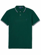 Polo Ralph Lauren - Slim-Fit Logo-Embroidered Cotton-Piqué Polo Shirt - Green