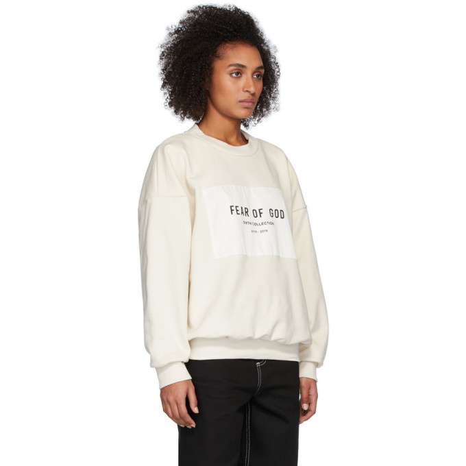 Fear of God Off-White Sixth Collection Patch Logo Sweatshirt Fear