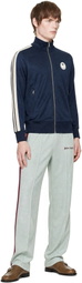 Palm Angels Navy Palm Tree Track Jacket