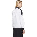 Peter Pilotto White and Navy Poplin Penta Shirt