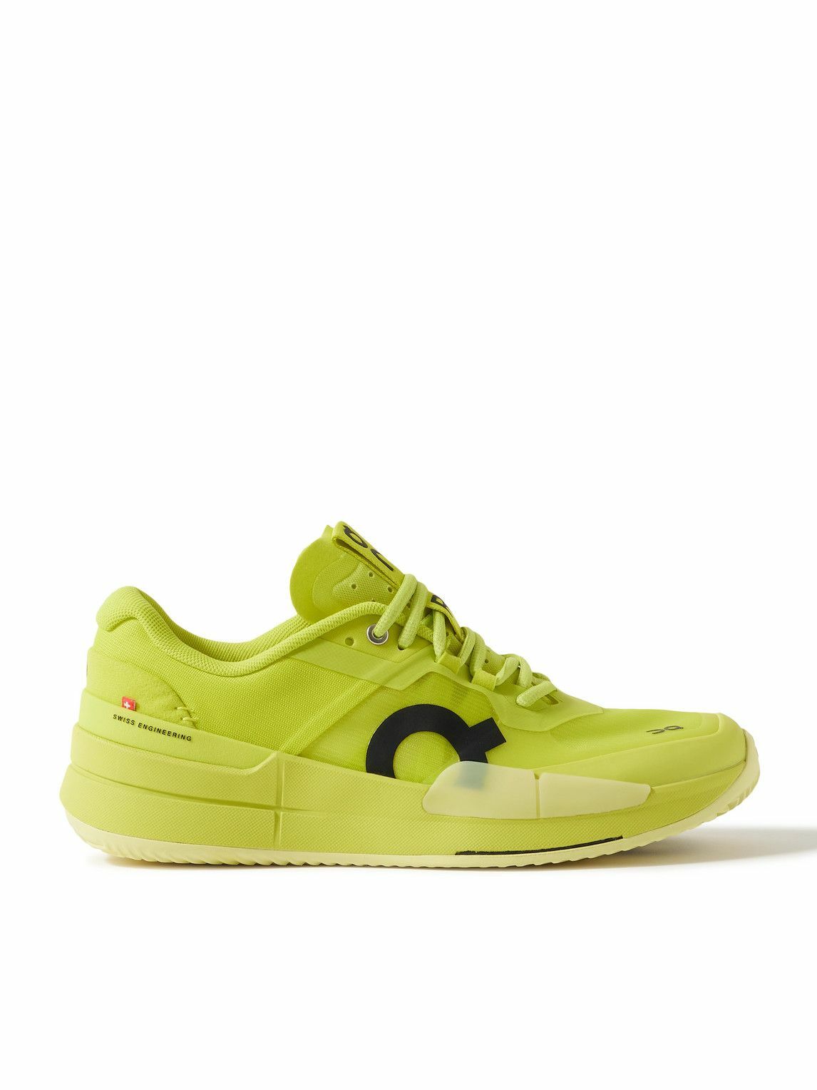 ON - The Roger Pro 2 Rubber-Trimmed Mesh Tennis Sneakers - Yellow