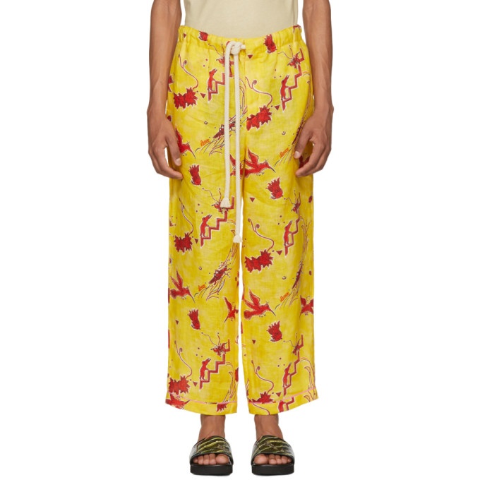 Photo: Loewe Yellow Paulas Ibiza Edition Bird Pyjama Trousers