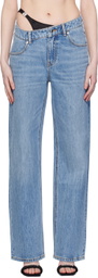 Alexander Wang Blue Bikini Layer Jeans