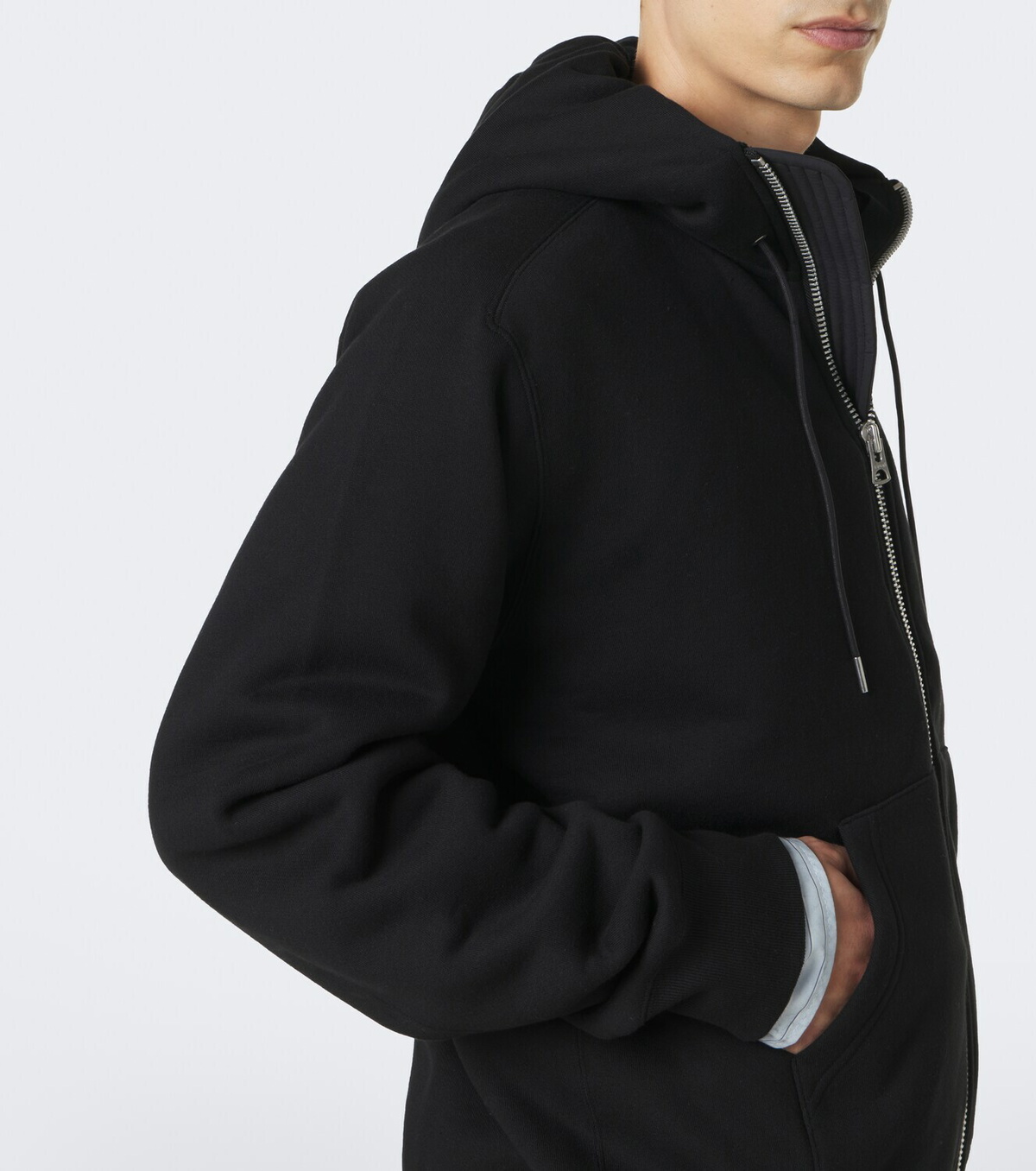 Sacai Cotton jersey hoodie