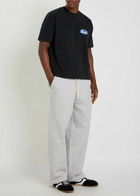 Picante Everyday Wide-leg Cotton Sweatpants Grey