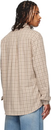 ABRA SSENSE Exclusive Beige Cotton Shirt