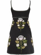 GIAMBATTISTA VALLI - Embroidered Bouclé Mini Dress