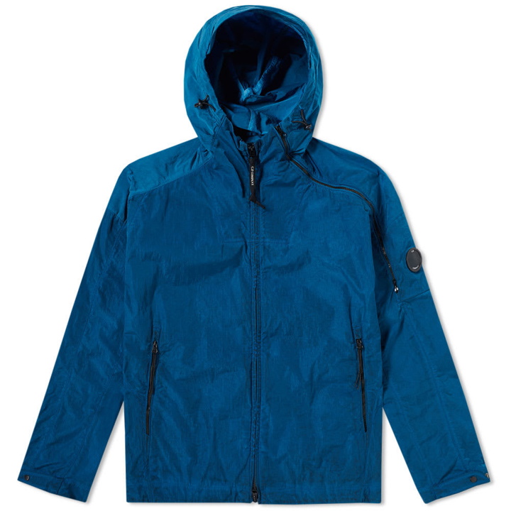 Photo: C.P. Company Chrome Hooded Jacket Blue