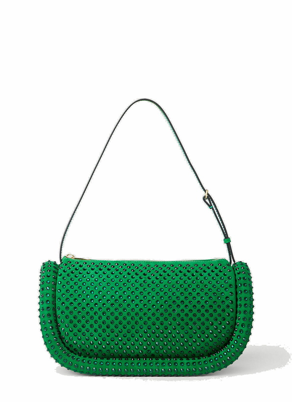 Photo: JW Anderson - Embellished Bumper Shoulder Bag in Green