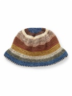 Story Mfg. - Brew Striped Crocheted Organic Cotton Bucket Hat