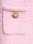 SELF-PORTRAIT Embellished Knit Mini Skirt