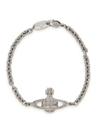 Vivienne Westwood Mini Bas Relief orb Bracelet Black