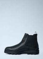 Prada Stamped Leather Boots