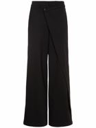 GIUSEPPE DI MORABITO Asymmetric Wool Blend Wide Pants