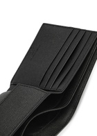 Saint Laurent East/west Pebbled Leather Wallet - Black - One Size