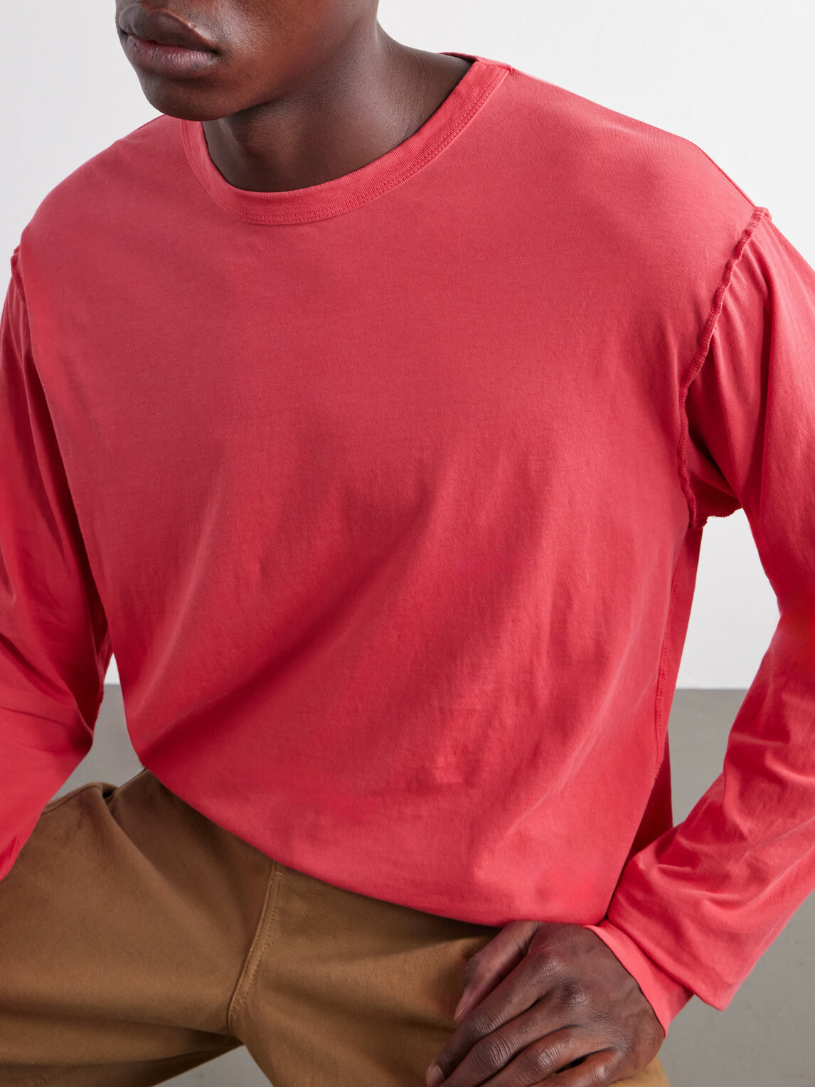 Les Tien - Cotton-Jersey T-Shirt - Red