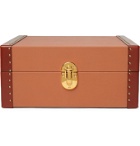 Rapport London - Kensington Studded Leather Six-Watch Box - Brown