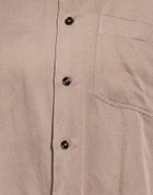 Brioni Mens Shirt Taupe
