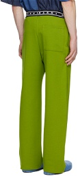 Marni Green Three-Pocket Sweatpants