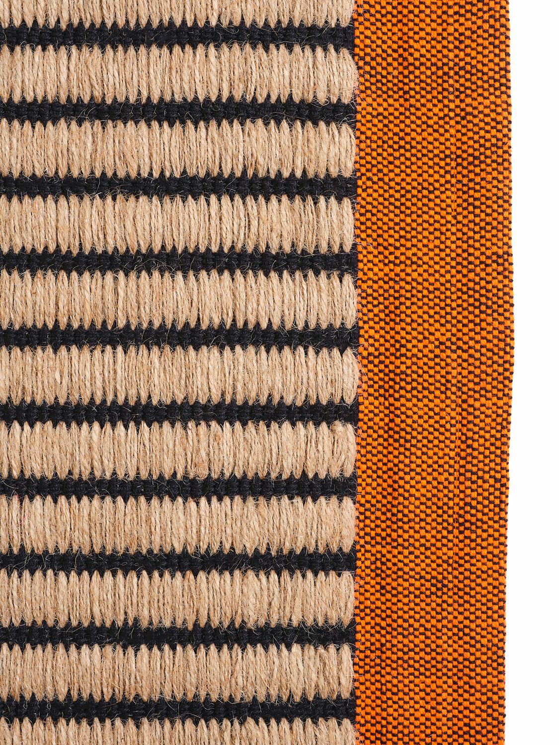 TOM DIXON Black Line Handwoven Rug