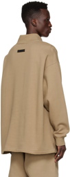 Essentials Tan Cotton Sweatshirt