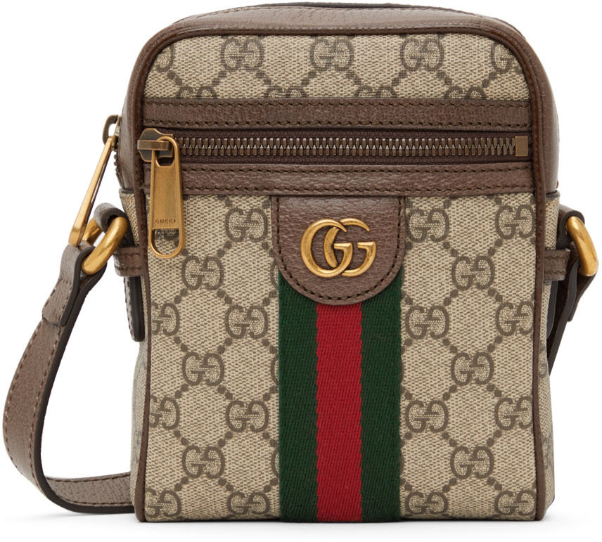 Gucci Beige GG Supreme Small Ophidia Messenger Bag Gucci