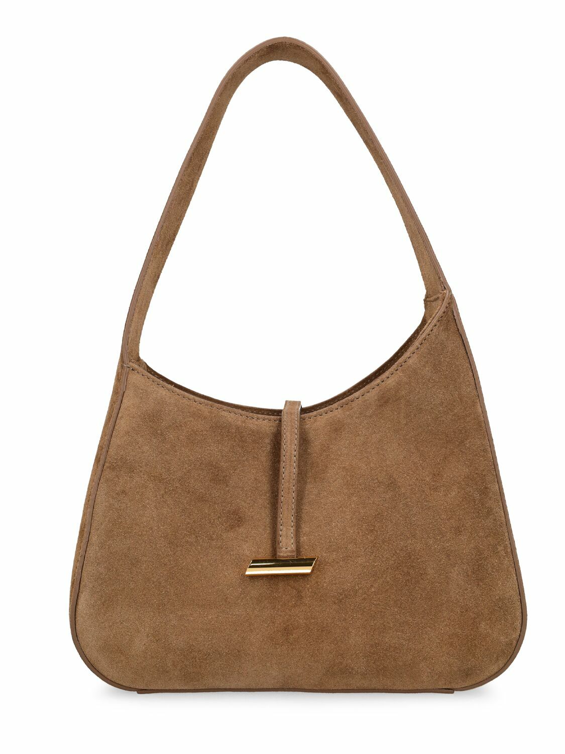 LITTLE LIFFNER - Chubby Slanted Suede Hobo Bag
