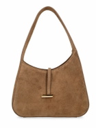 LITTLE LIFFNER - Chubby Slanted Suede Hobo Bag