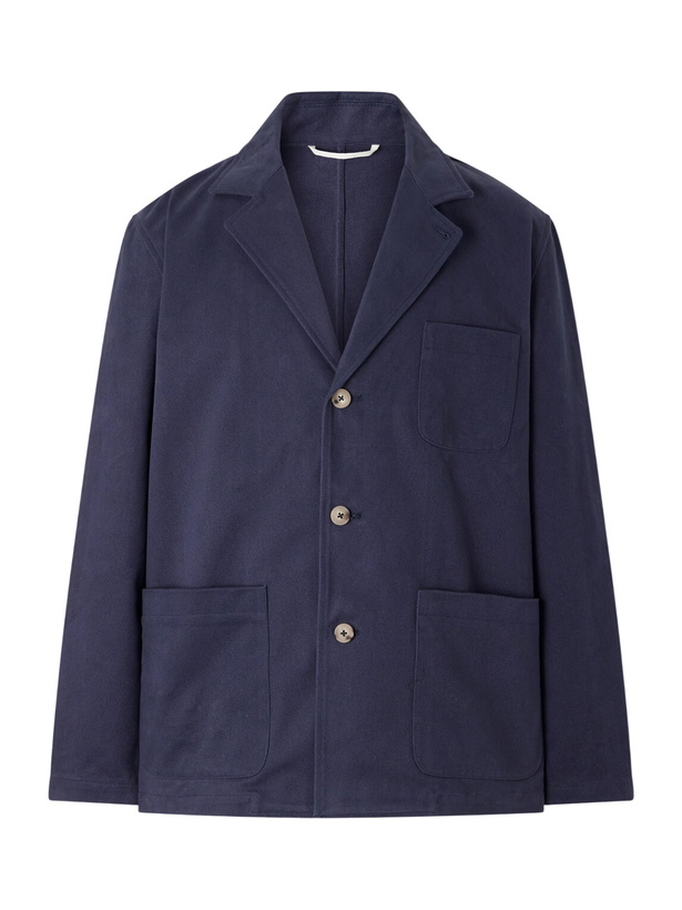 Photo: De Bonne Facture - Cotton-Twill Jacket - Blue