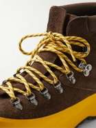 Diemme - Throwing Fits Rosset Rubber-Trimmed Suede Platform Boots - Brown