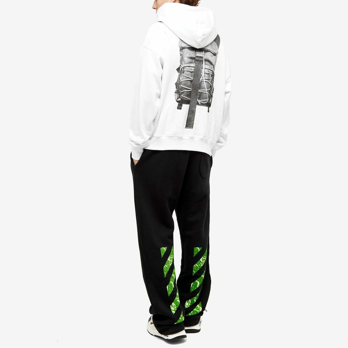 Off white hoodie and pants 2025