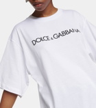 Dolce&Gabbana DG cropped cotton jersey T-shirt