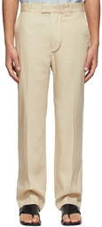 Jacquemus Beige 'Le Pantalon Bacio' Trousers