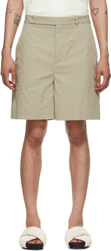 Photo: Tom Wood Khaki Gabardine Capital Shorts