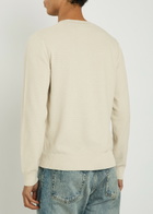 Belstaff Coast Piqué Silk and Cotton-blend Jumper Silver