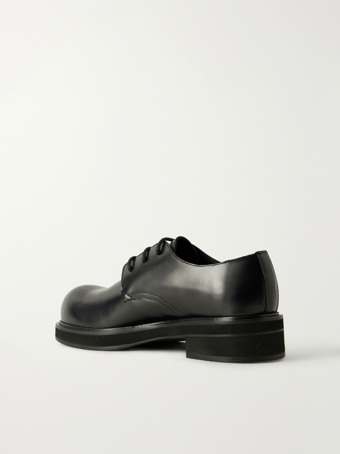 Acne Studios - Leather Derby Shoes - Black