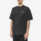 Represent Men's Applique Initial T-Shirt in Off Black