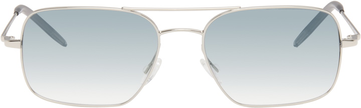 Photo: Oliver Peoples Silver Victory II Sunglasses